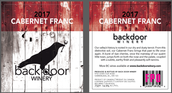 2017 Cabernet Franc