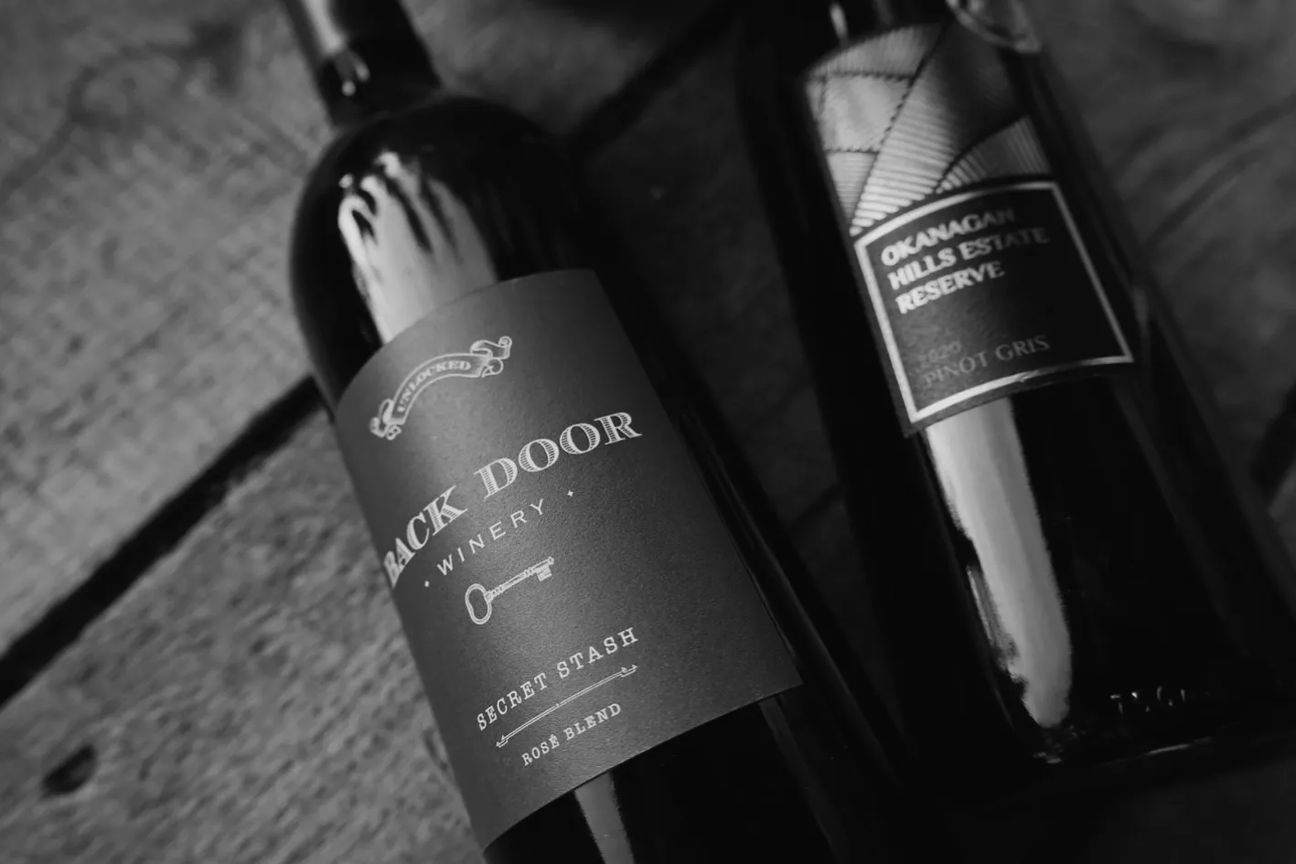 Back Door Wine Bottles